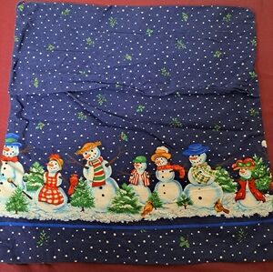 Christmas Snowmen 16x18 Pillow Sham